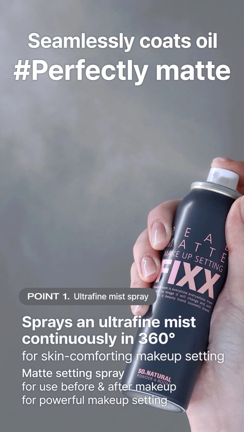 So Natural Real Matte Make Up Setting Fixx 75ml 4