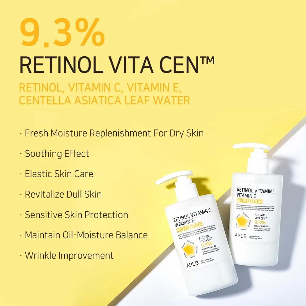 APLB RETINOL VITAMIN C VITAMIN E BODY LOTION 300ml 3