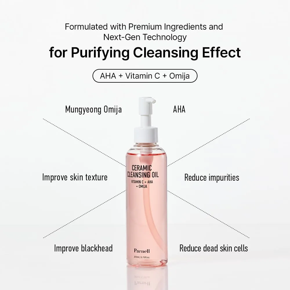 Parnell AHA OMIJA CERAMIC CLEANSING OIL 200ml 4
