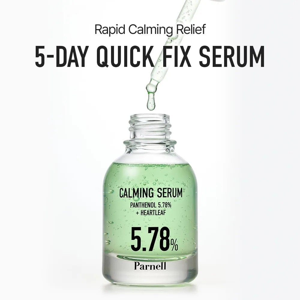 Parnell PANTHENOL 5.78 HEARTLEAF CALMING SERUM 30ml 2