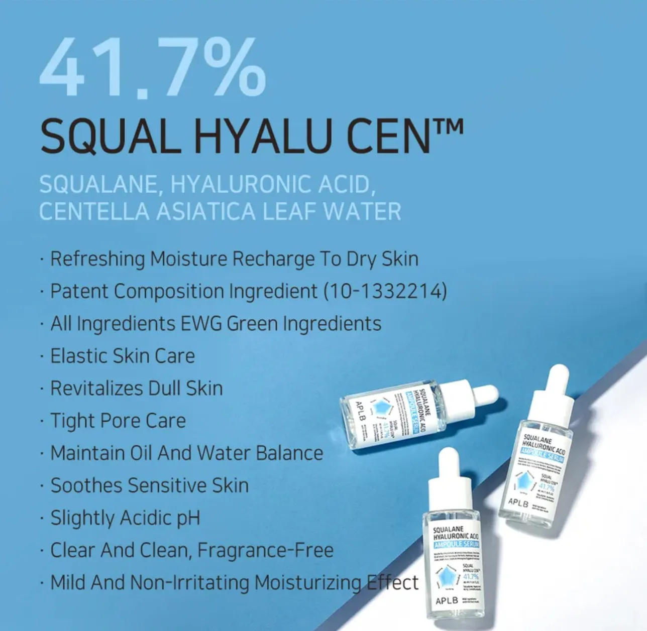 APLB SQUALANE HYALURONIC ACID AMPOULE SERUM 40ml 4