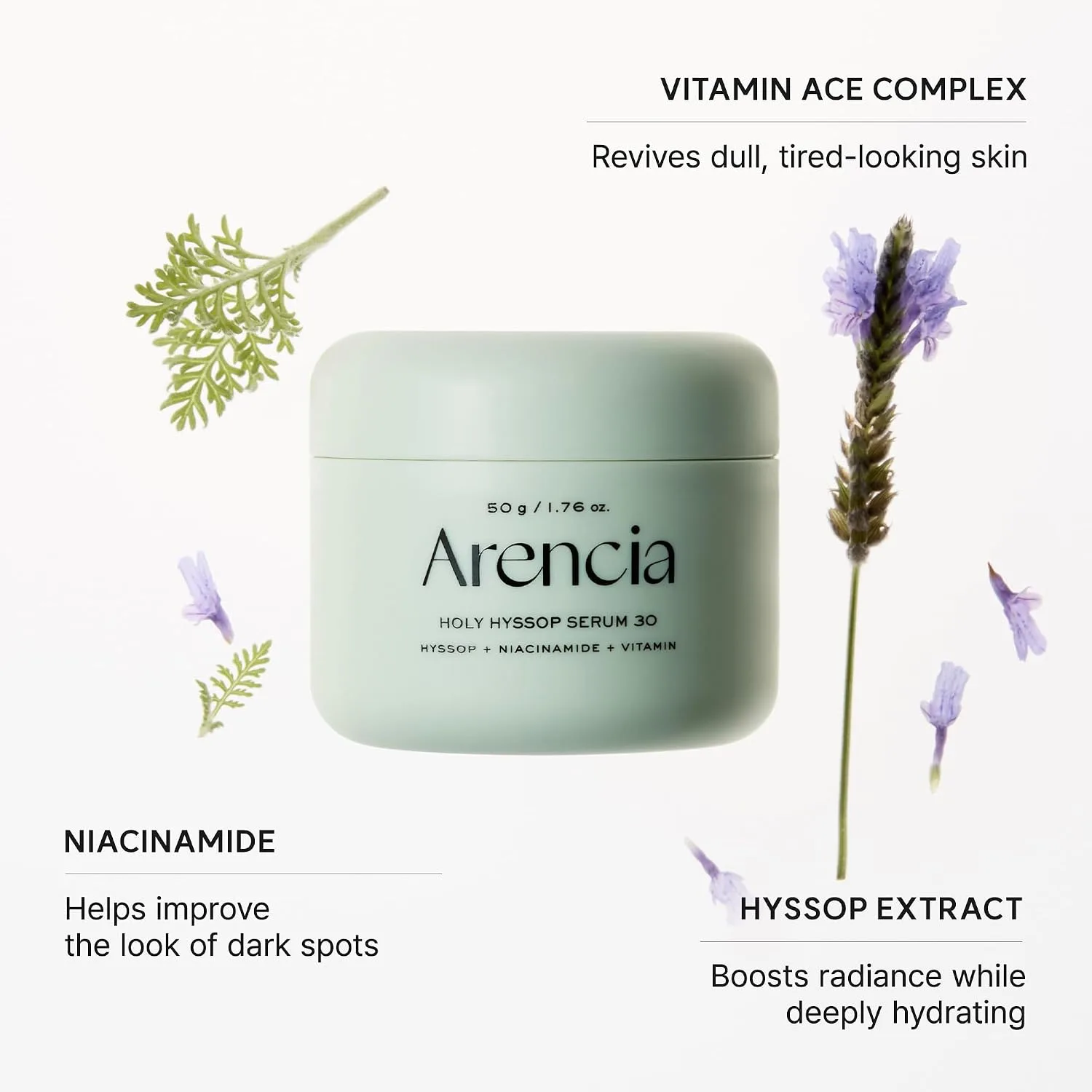 Arencia Holy Hyssop Serum 30 50g 5