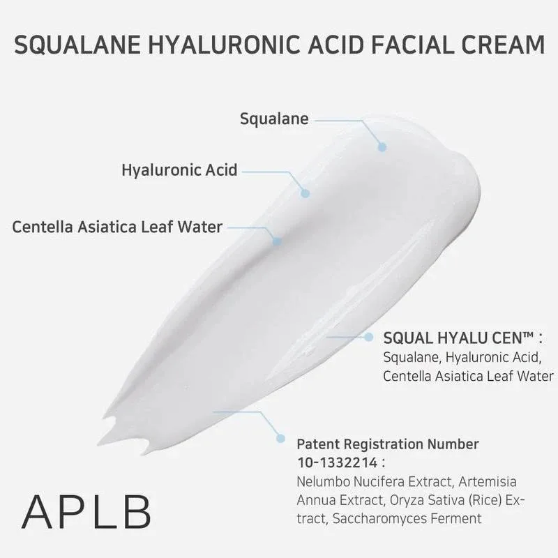 APLB SQUALANE HYALURONIC ACID FACIAL CREAM 55ml 5