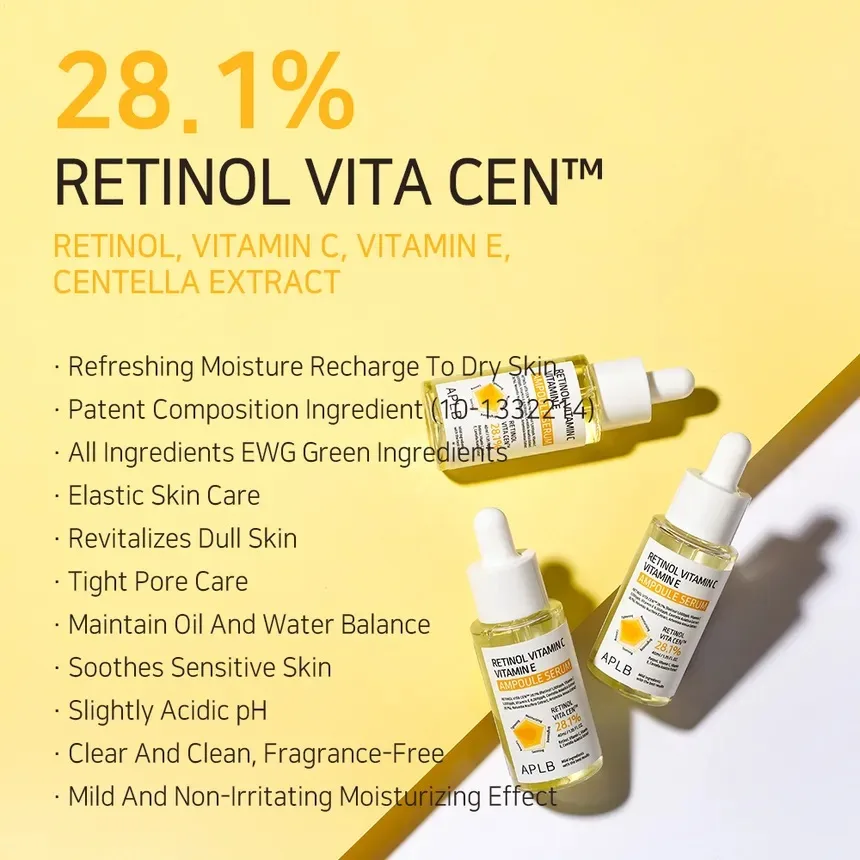 APLB Retinol Vitamin C Vitamin E Ampoule Serum 40ml 2