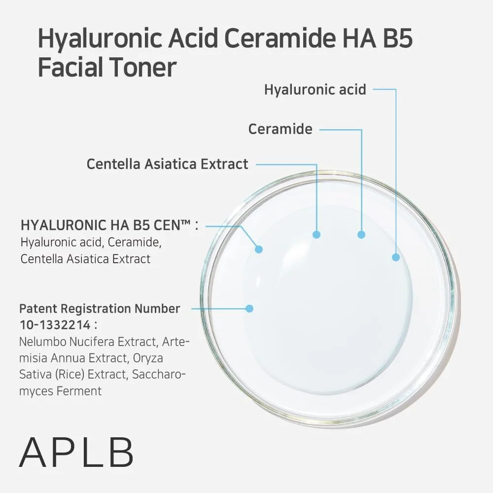 APLB Hyaluronic Acid Ceramide HA B5 Facial Toner 160ml 4