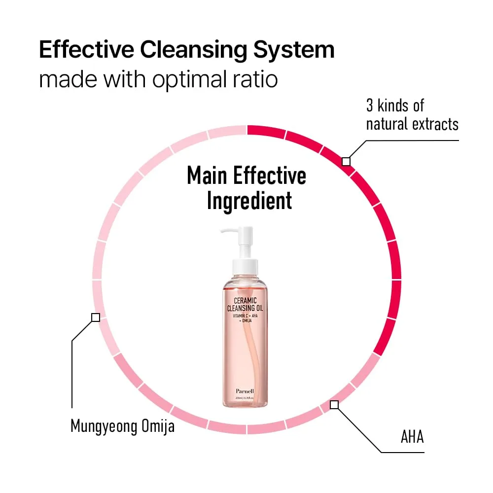 Parnell AHA OMIJA CERAMIC CLEANSING OIL 200ml 7