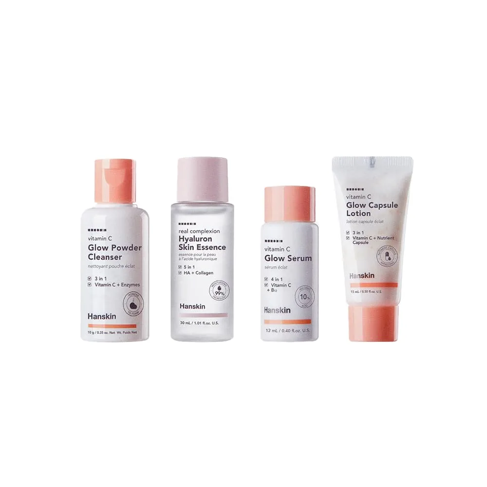 Hanskin Glow Skin On The Go Kit 4 Pcs 2