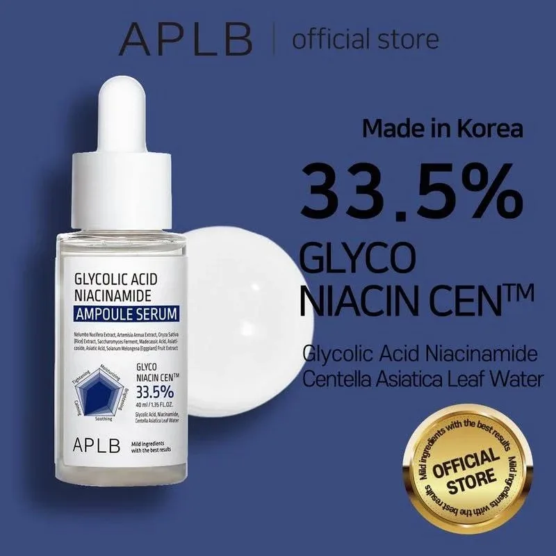 APLB Glycolic Acid Niacinamide Ampoule Serum 40ml 2