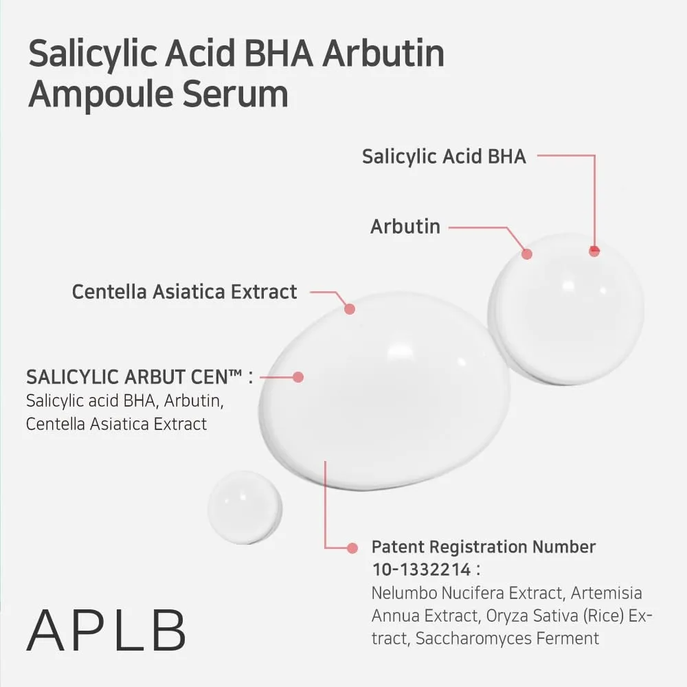APLB Salicylic Acid BHA Arbutin Ampoule Serum 40ml 4