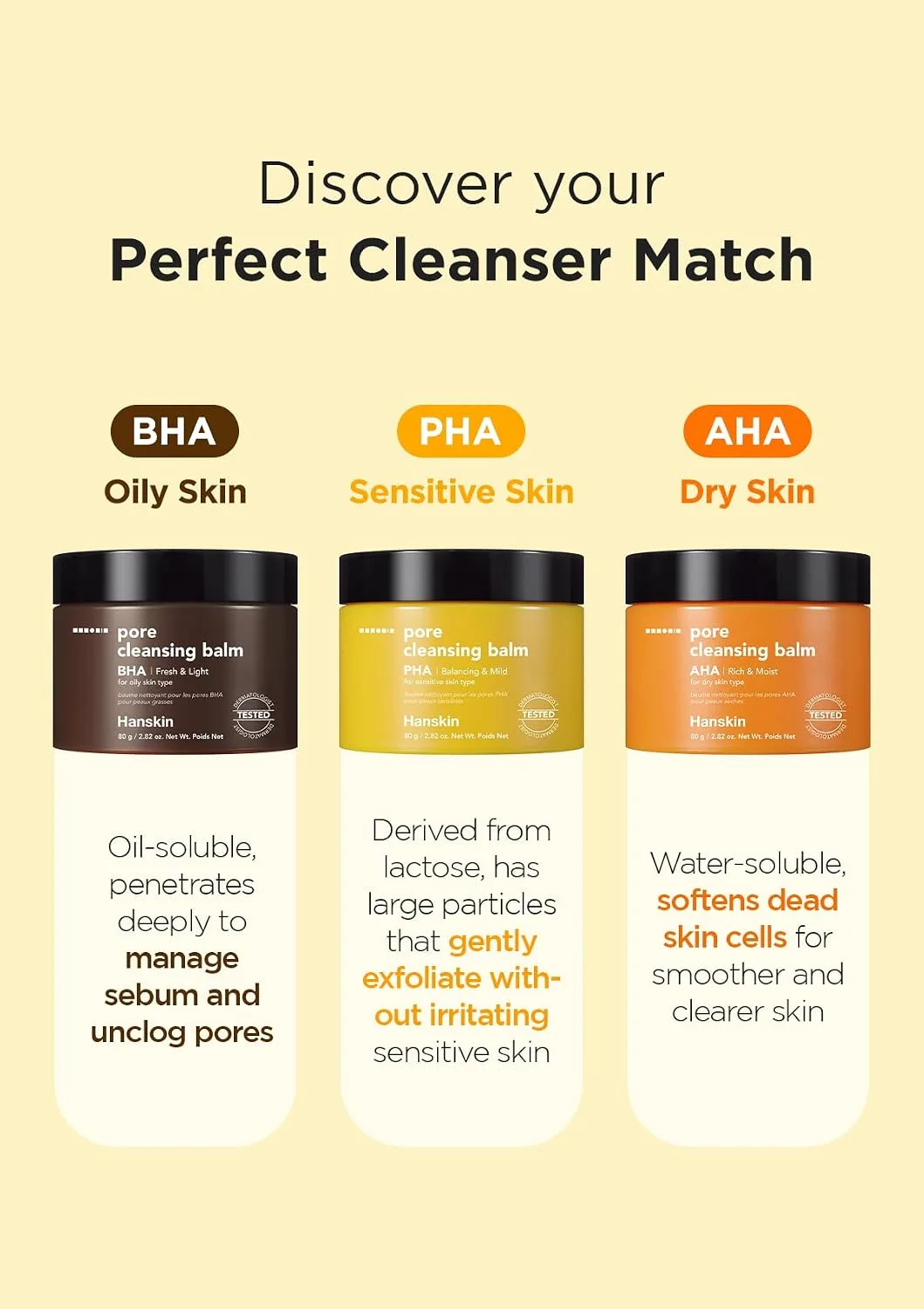 Hanskin Pore Cleansing Balm PHA 80g 6