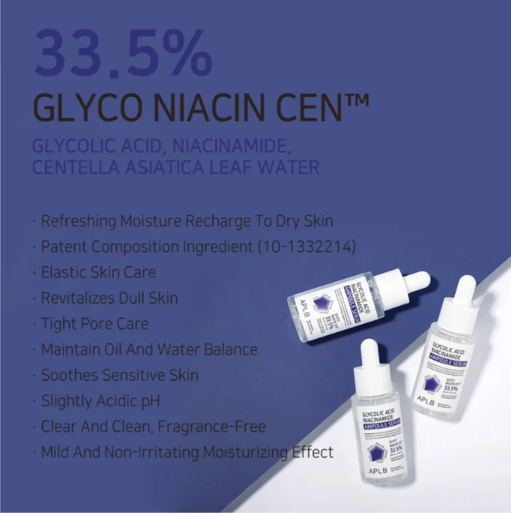 APLB Glycolic Acid Niacinamide Ampoule Serum 40ml 6