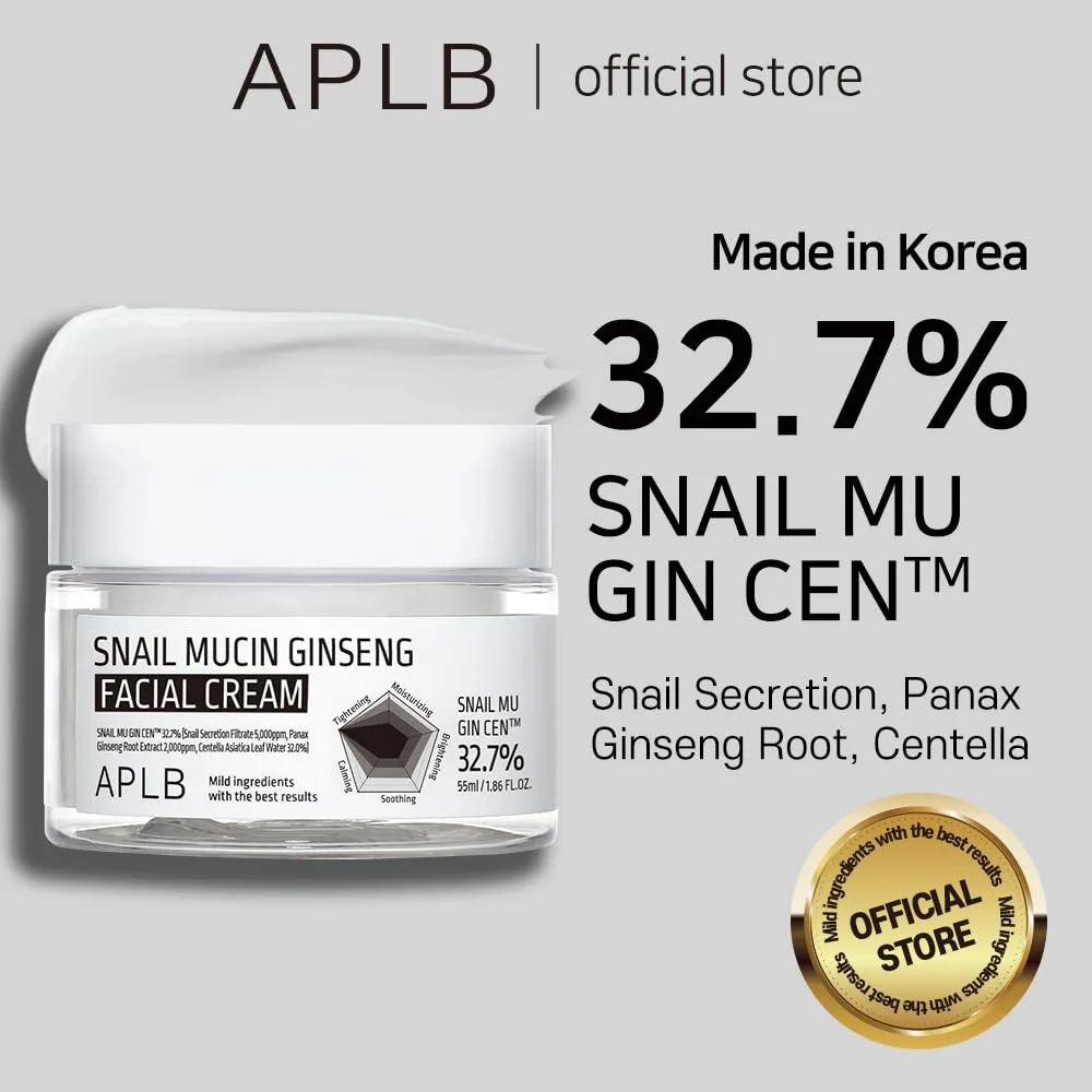 APLB SNAIL MUCIN GINSENG FACIAL CREAM 55ml 2