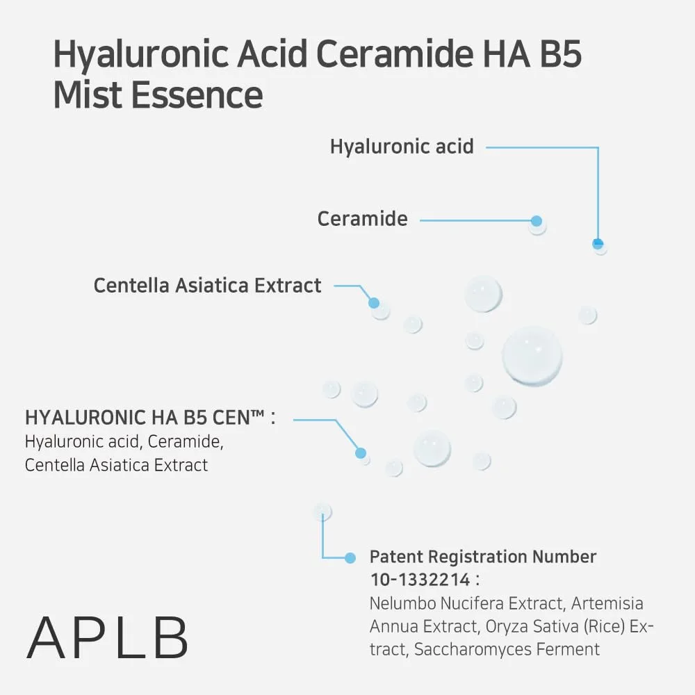 APLB Hyaluronic Acid Ceramide HA B5 Mist Essence 105ml 4