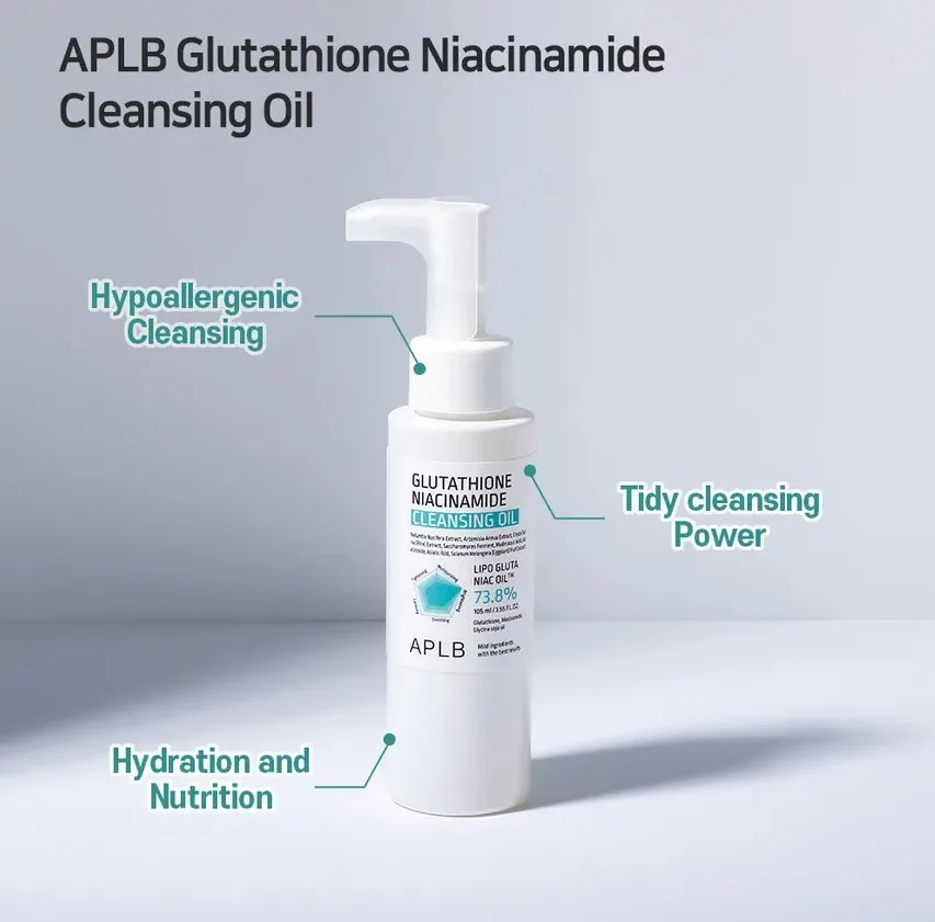 APLB Glutathione Niacinamide Cleansing Oil 105ml 4