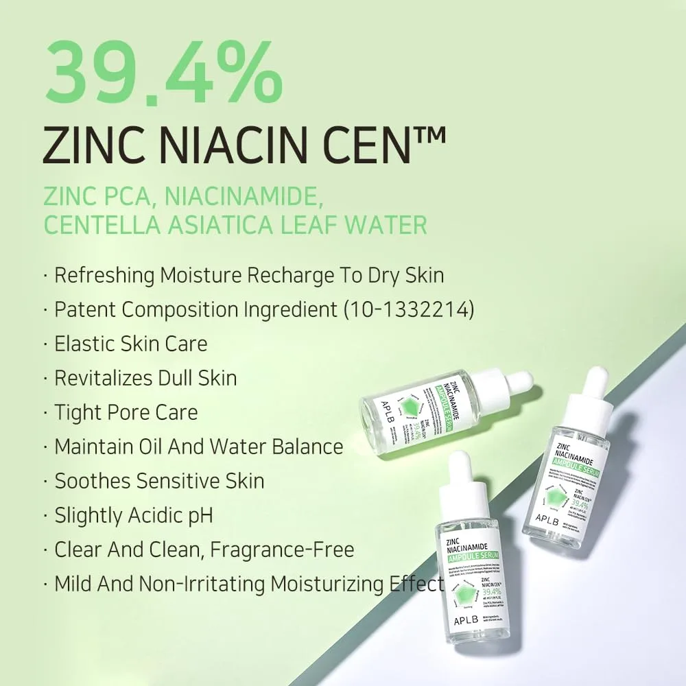 APLB ZINC NIACINAMIDE AMPOULE SERUM 40ml 3