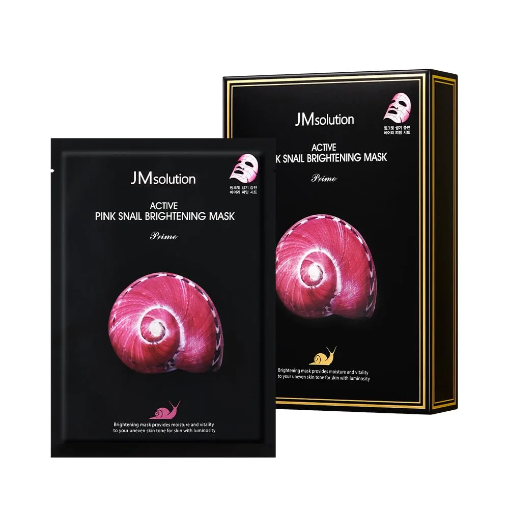 JMSOLUTION ACTIVE PINK SNAIL BRIGHTENING MASK 1ea