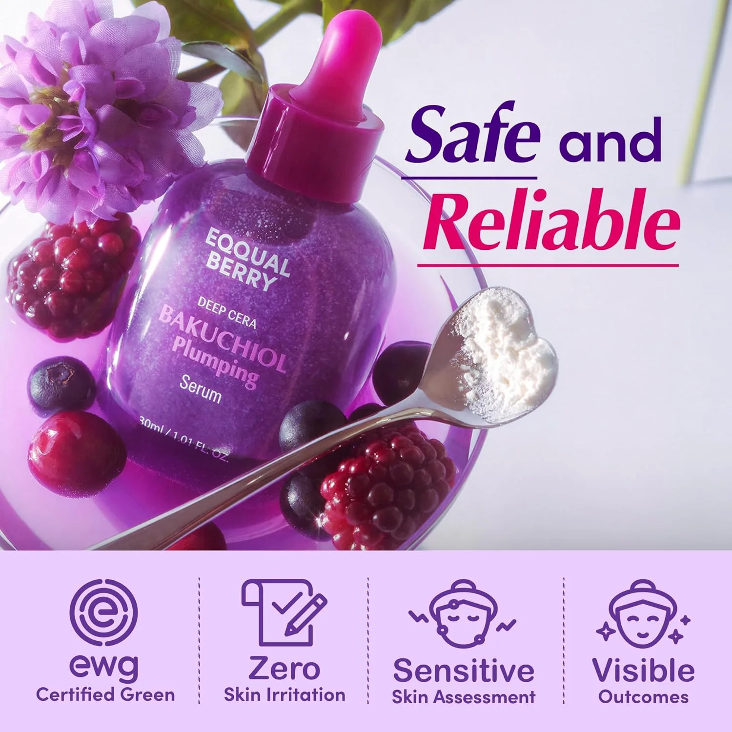EQQUALBERRY Bakuchiol Plumping Serum 30ml 6