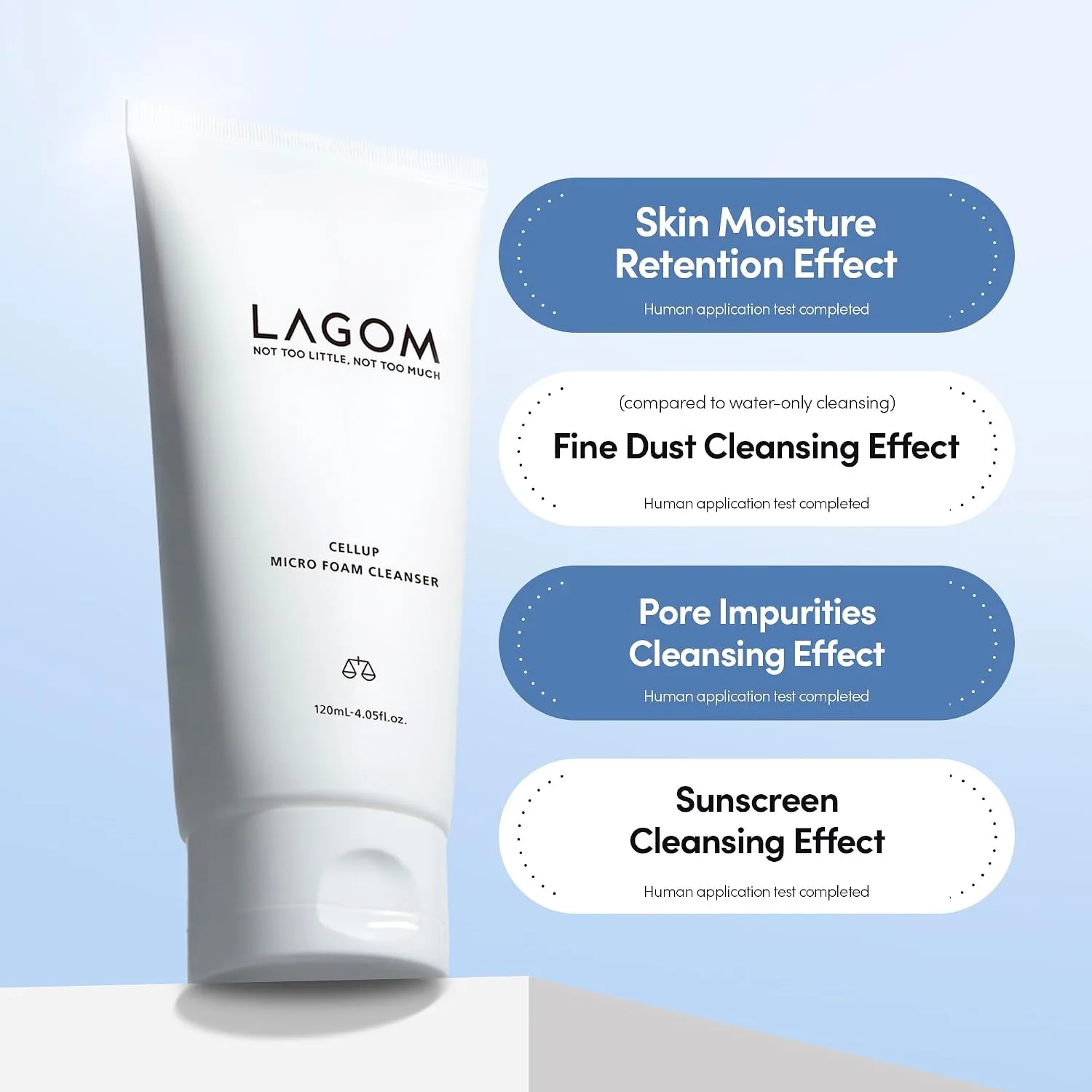 LAGOM Cellup Micro Foam Cleanser 120ml 5