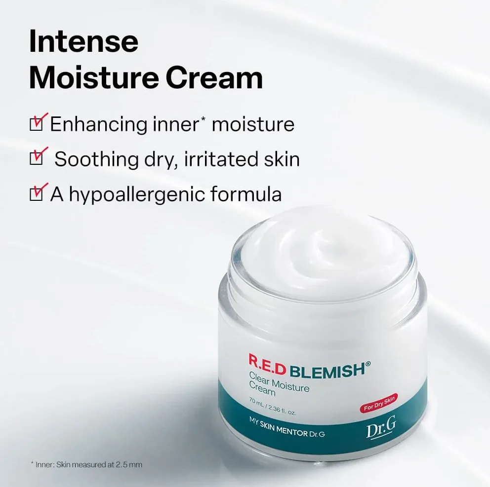 DR.G R.E.D BLEMISH CLEAR MOISTURE CREAM 70ML 3