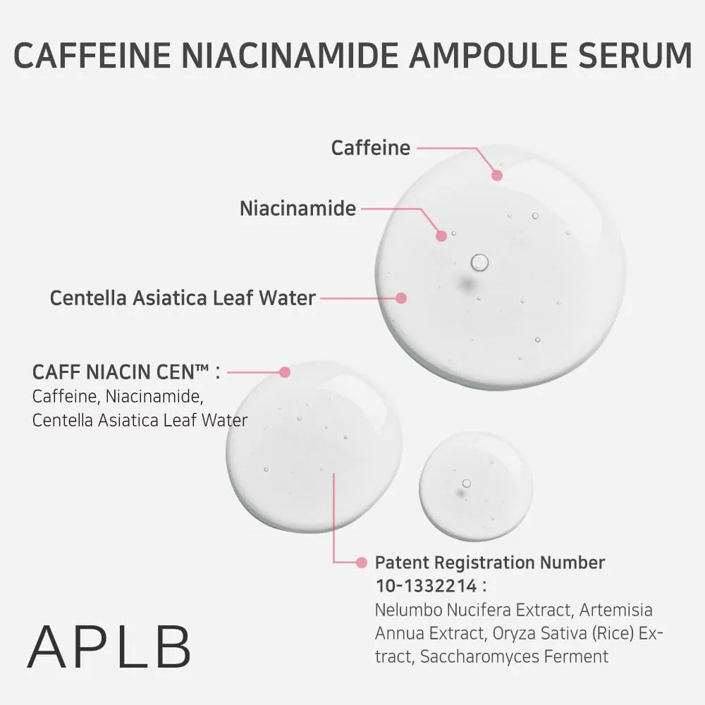 APLB CAFFEINE NIACINAMIDE AMPOULE SERUM 40ml 4