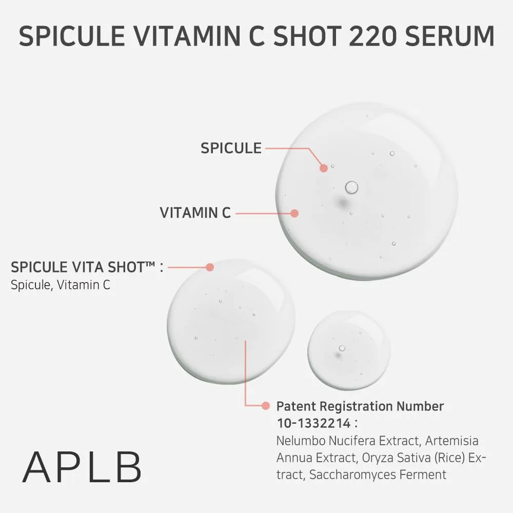 APLB SPICULE VITAMIN C SHOT 220 SERUM 40ml 5