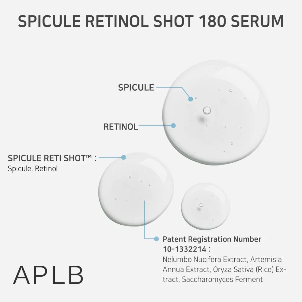 APLB SPICULE RETINOL SHOT 180 SERUM 40ml 4