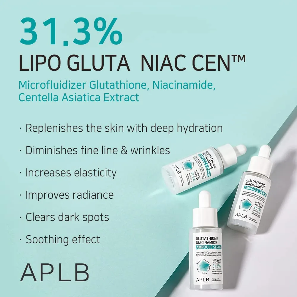 APLB Glutathione Niacinamide Ampoule Serum 40ml 3