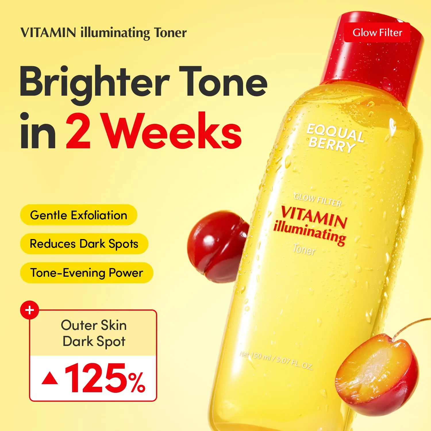 EQQUALBERRY VITAMIN ILLUMINATING TONER 150ml 2