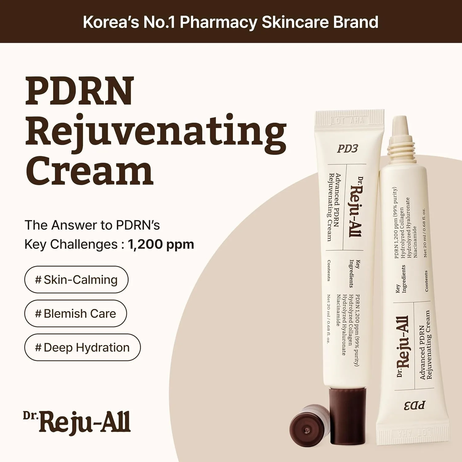 Dr.Reju-All Advanced PDRN Rejuvenating Cream 20ml 2