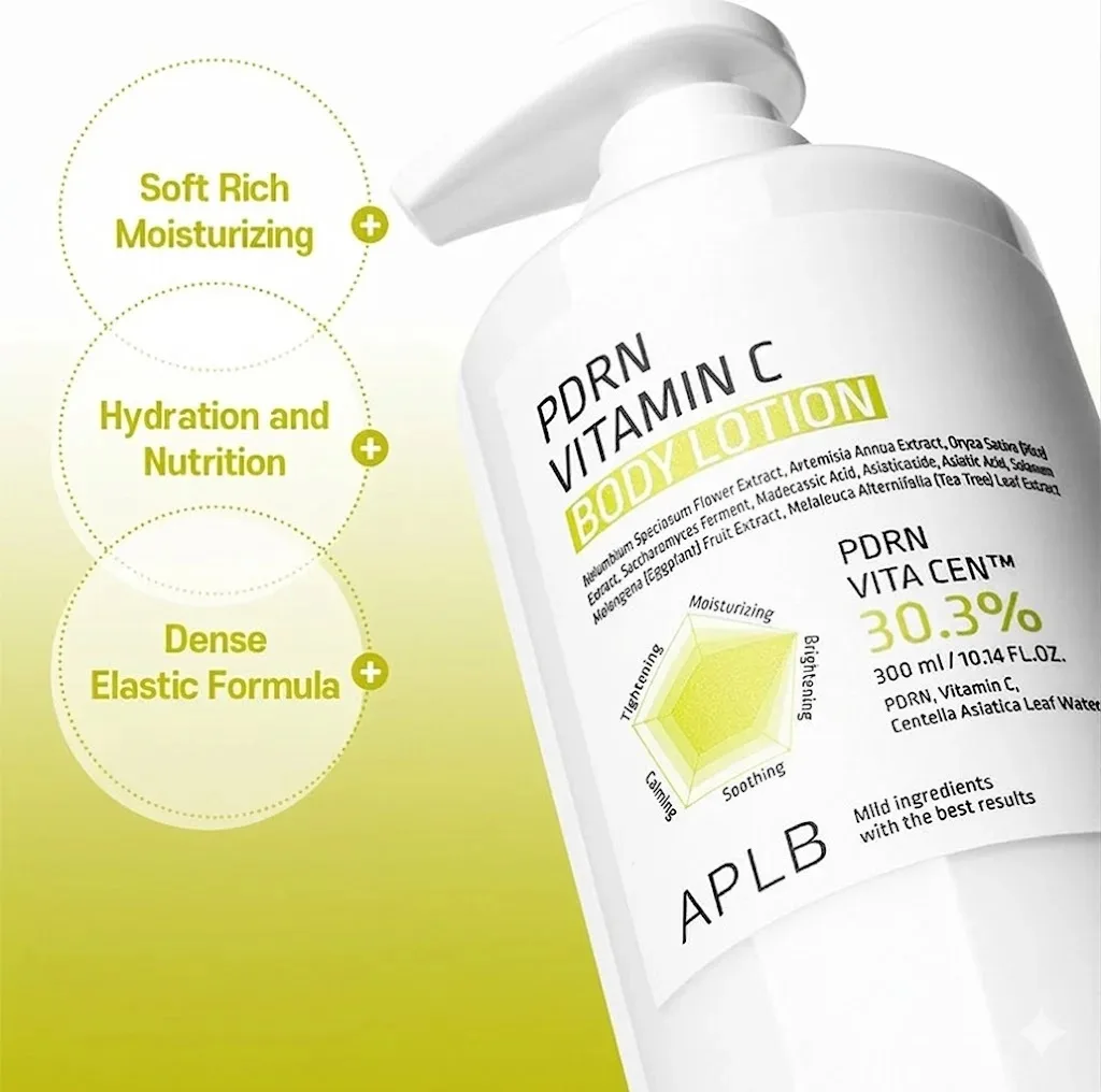 APLB PDRN VITAMIN C BODY LOTION 10.14 fl oz (300ml) 4