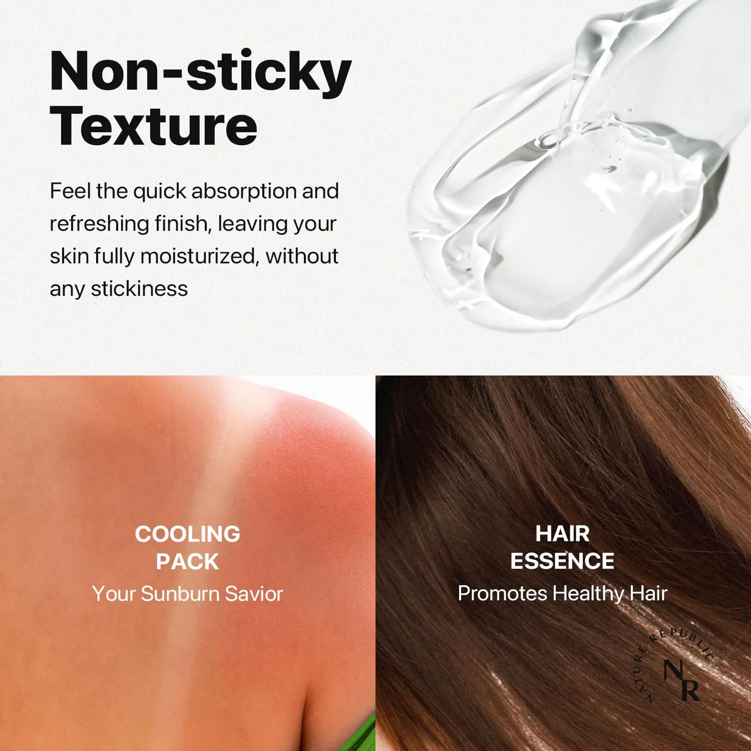 Nature Republic MILD & MOISTURE ALOE VERA WATERY GEL 6