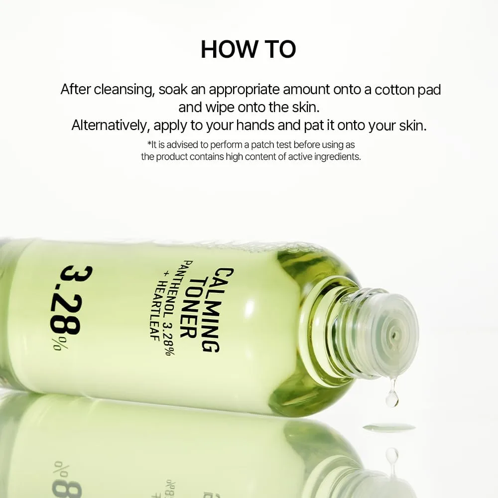 Parnell PANTHENOL 3.28 HEARTLEAF CALMING TONER 200ml 4
