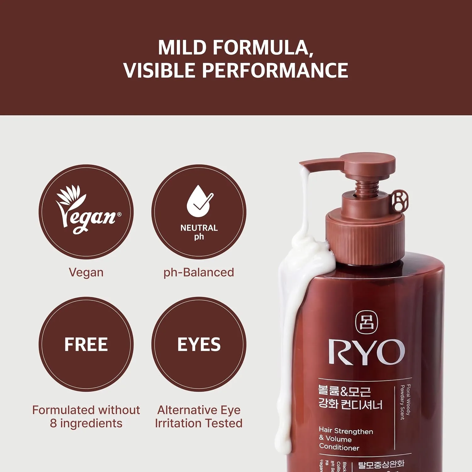RYO Hair Strengthen & Volume Conditioner 480ml 6