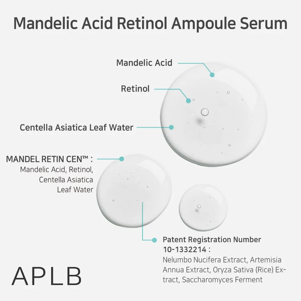 APLB Mandelic Acid Retinol Ampoule Serum 40ml 4