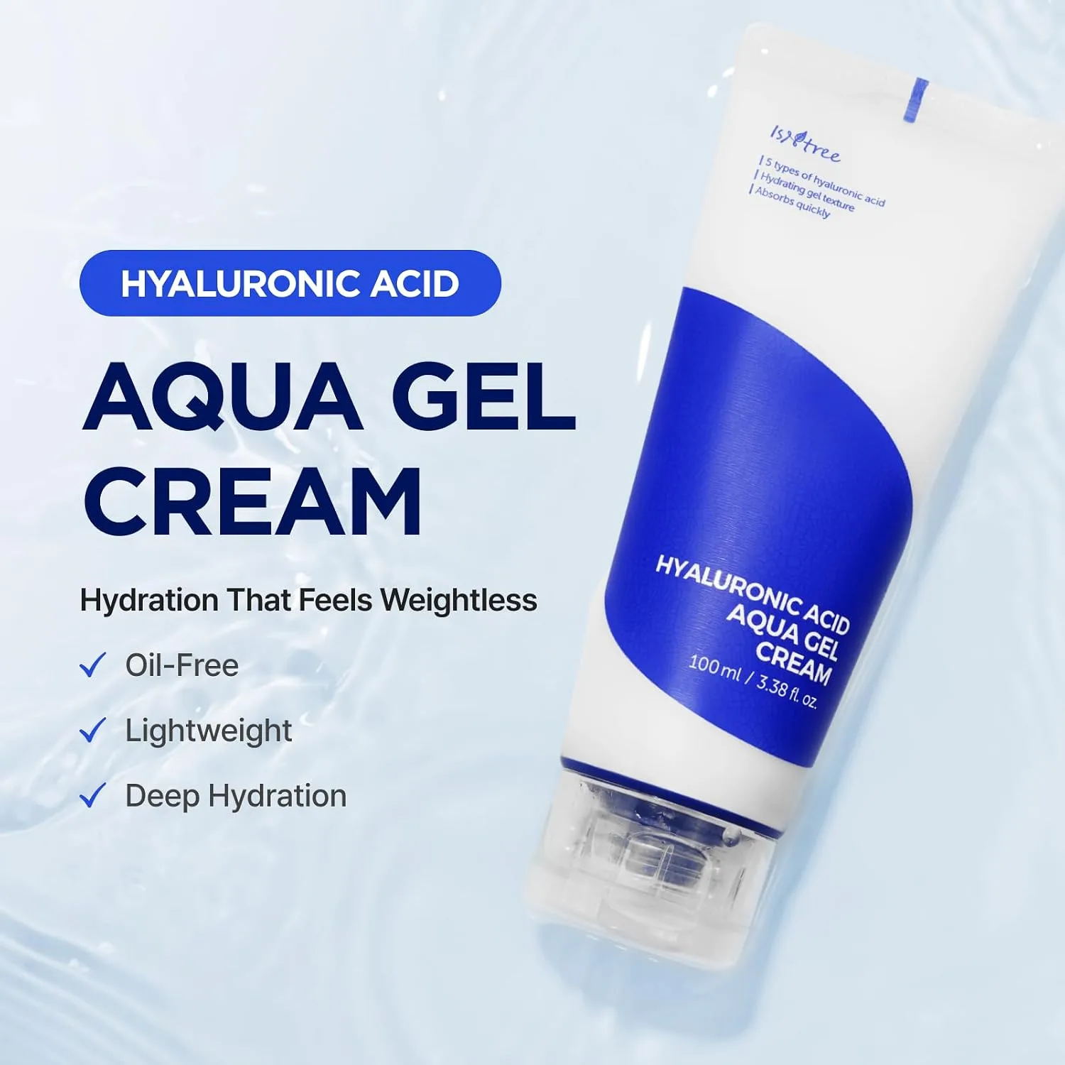 Isntree Hyaluronic Acid Aqua Gel Cream 100ml 2