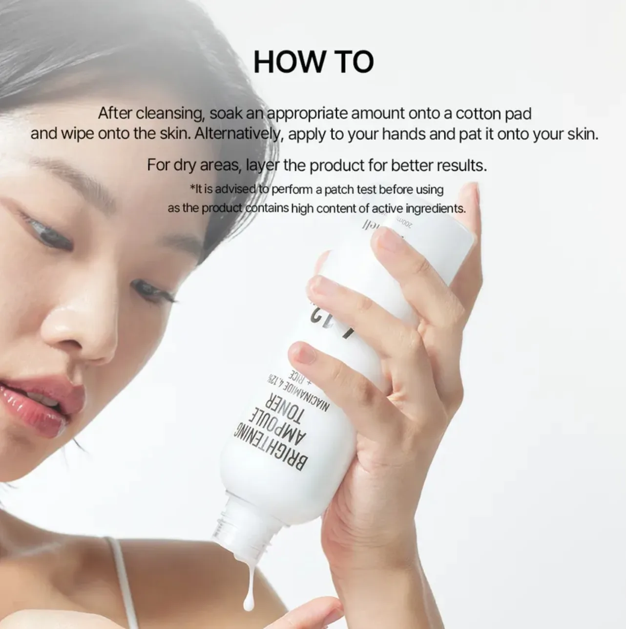 Parnell NIACINAMIDE 4.12 RICE BRIGHTENING AMPOULE TONER 200ml 6