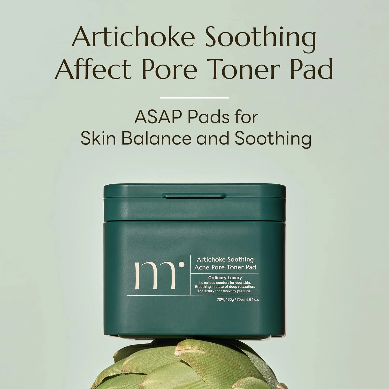 molvany Artichoke Soothing Affect Pore Toner Pad 2