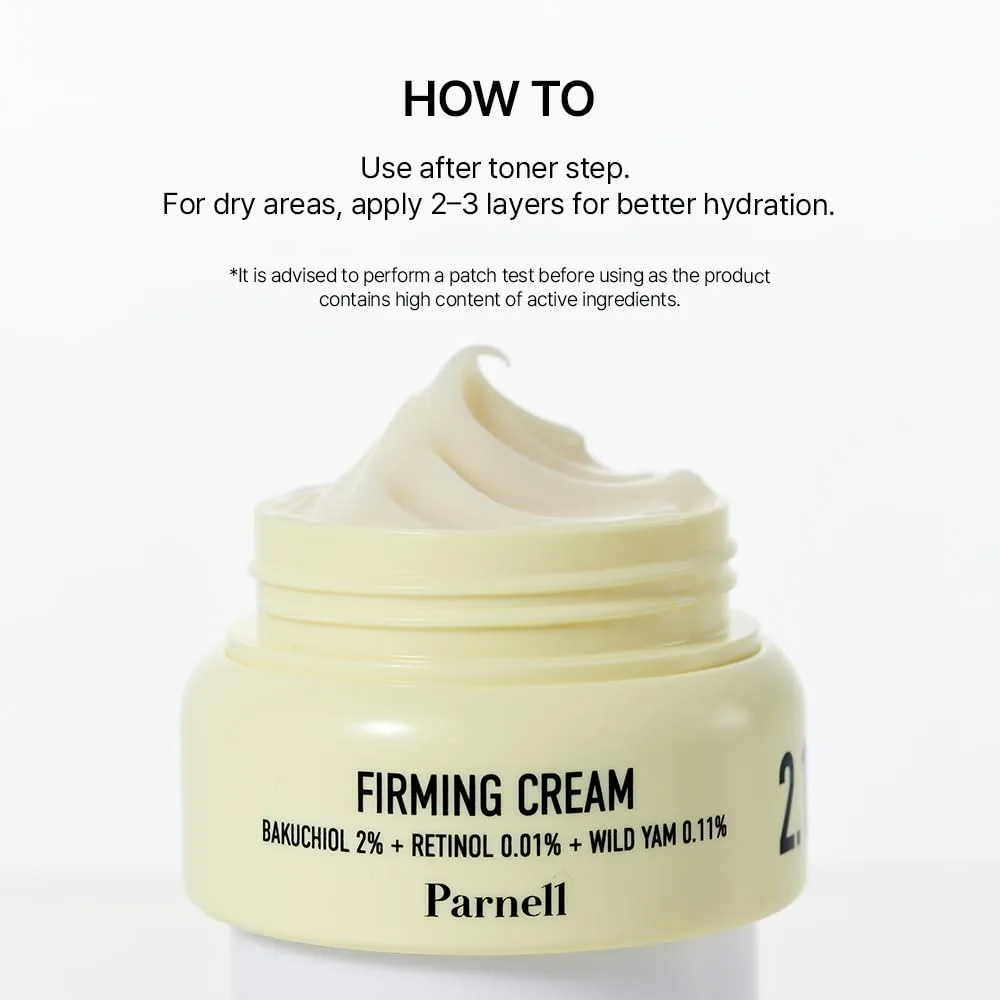 Parnell BAKUCHIOL RETINOL WILD YAM 2.12 FIRMING CREAM 50ml 6