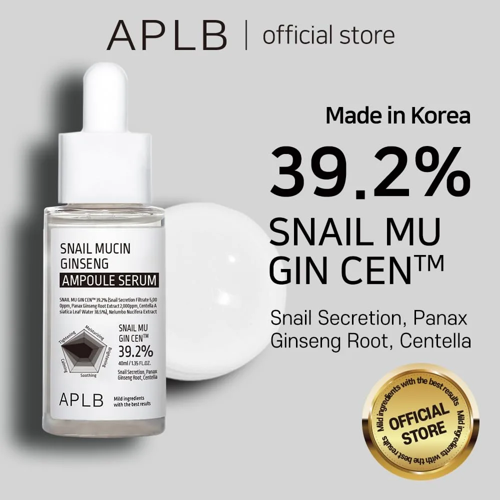 APLB SNAIL MUCIN GINSENG AMPOULE SERUM 40ml 2
