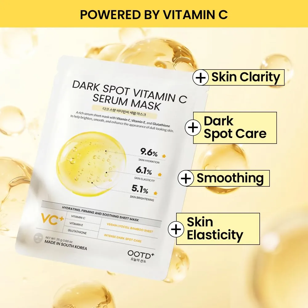 OOTD Dark Spot Vitamin C Serum Mask 1ea 5