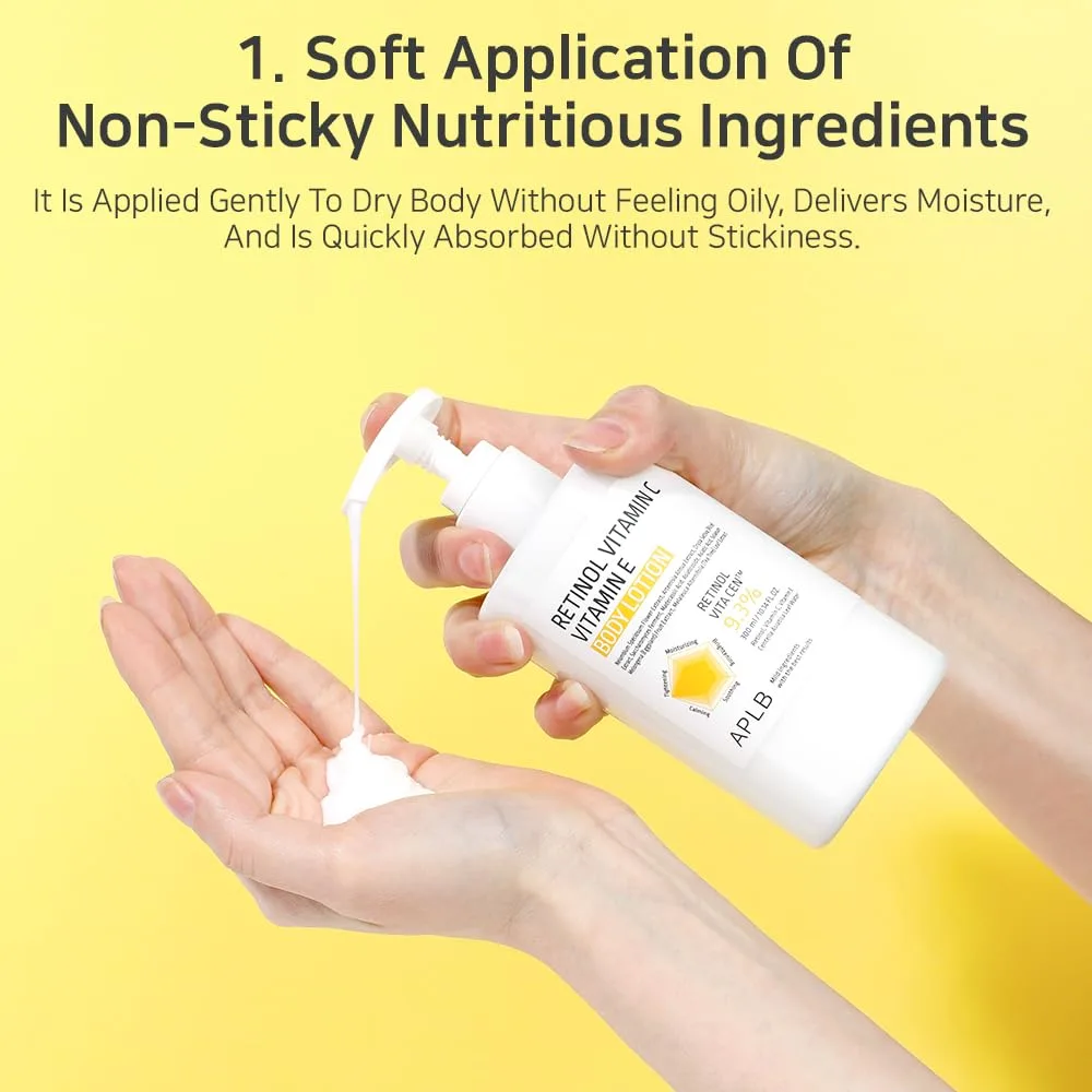 APLB RETINOL VITAMIN C VITAMIN E BODY LOTION 300ml 7