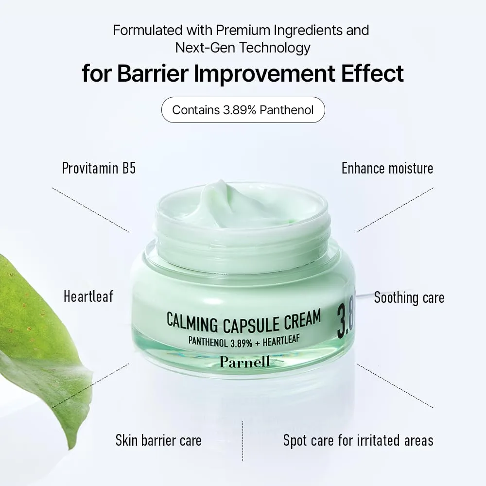 Parnell PANTHENOL 3.89 HEARTLEAF CALMING CAPSULE CREAM 50ml 5