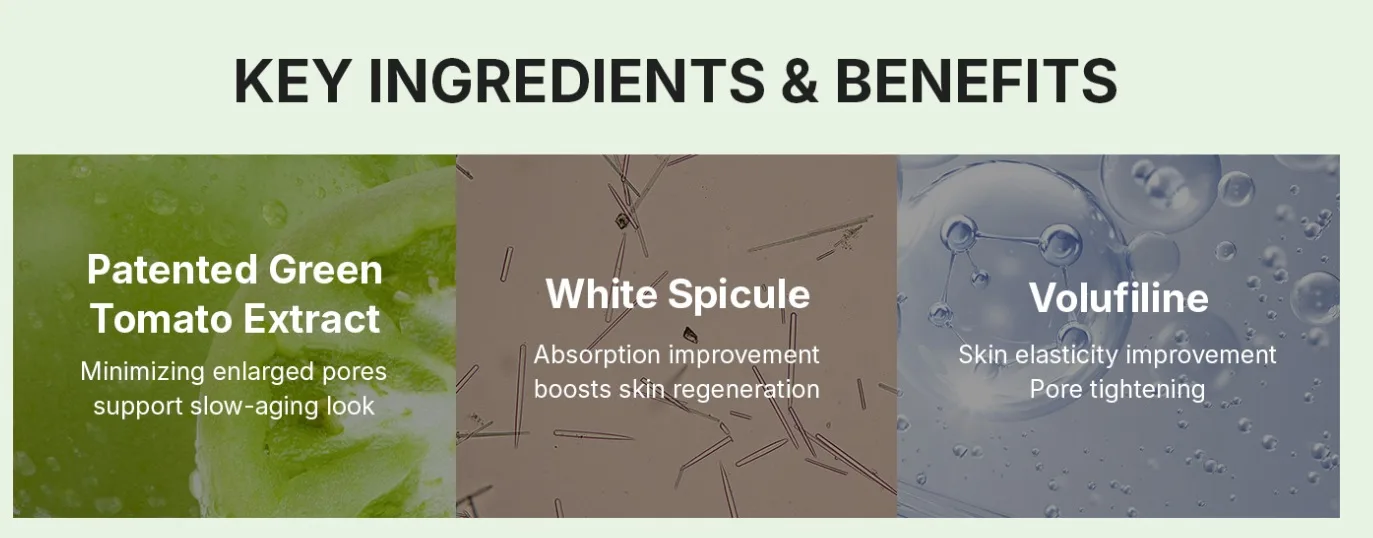 Sungboon Editor Green Tomato Spicule Pore Boosting Ampoule 30ml 5
