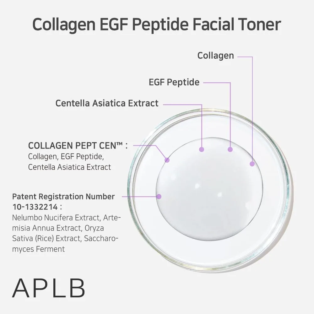 APLB Collagen EGF Peptide Facial Toner 160ml 4