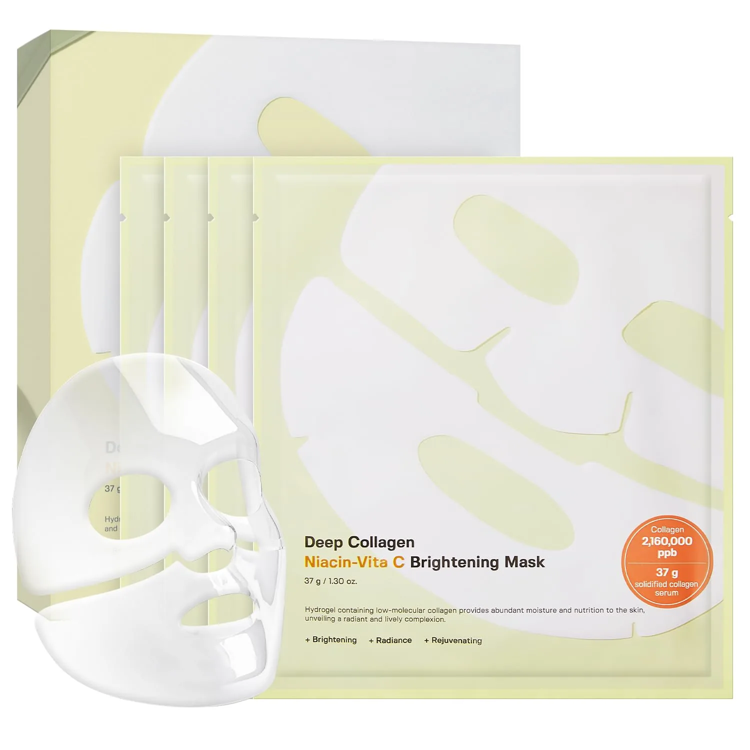 Sungboon Editor Deep Collagen Niacin Vita C Brightening Mask 37g*4ea