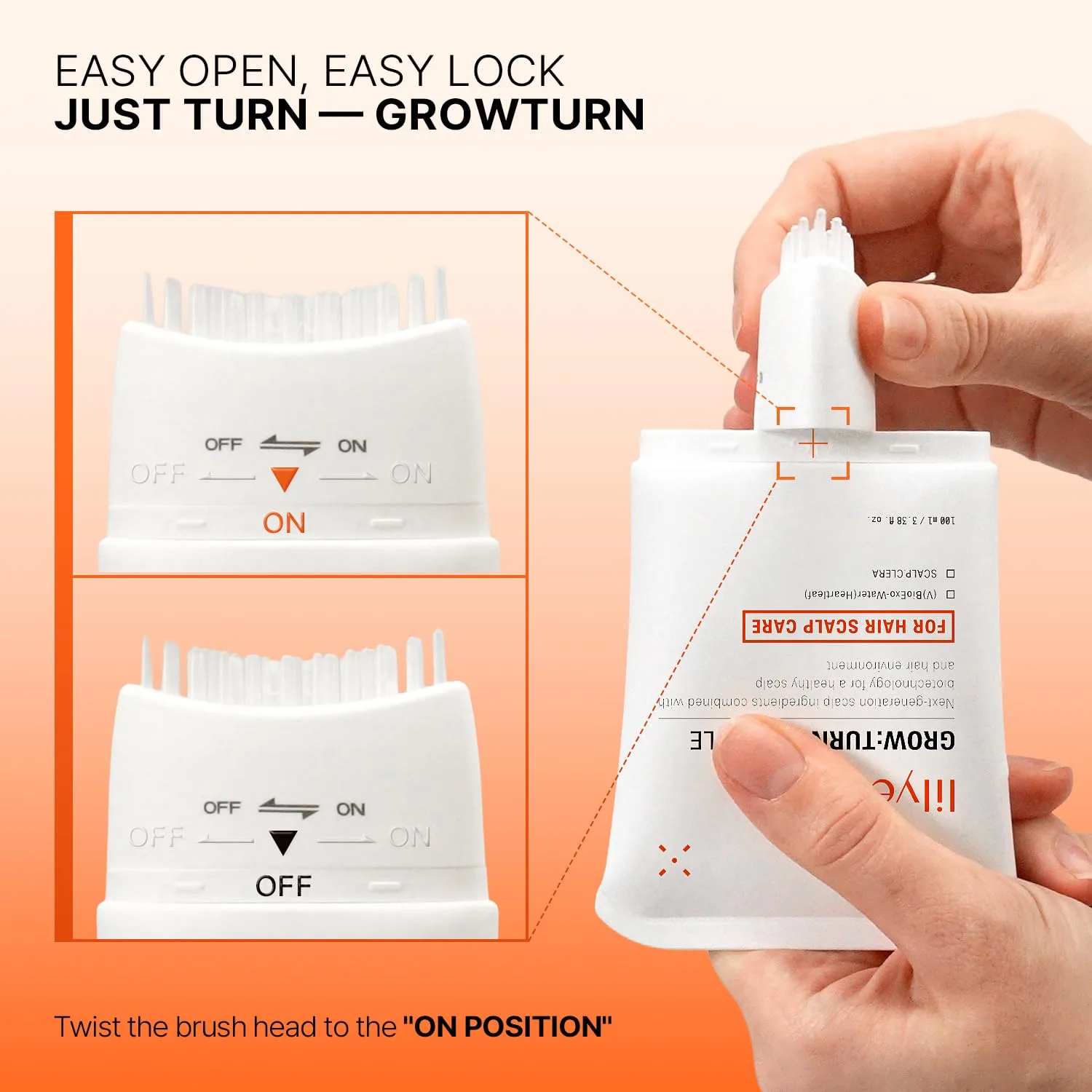 lilyeve Grow:Turn EXOSOME Brush Ampoule 100ml 7