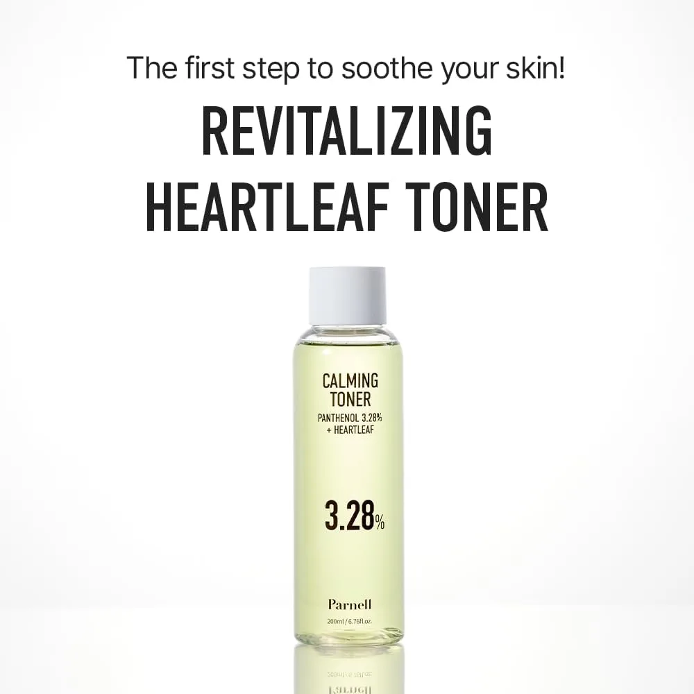 Parnell PANTHENOL 3.28 HEARTLEAF CALMING TONER 200ml 3