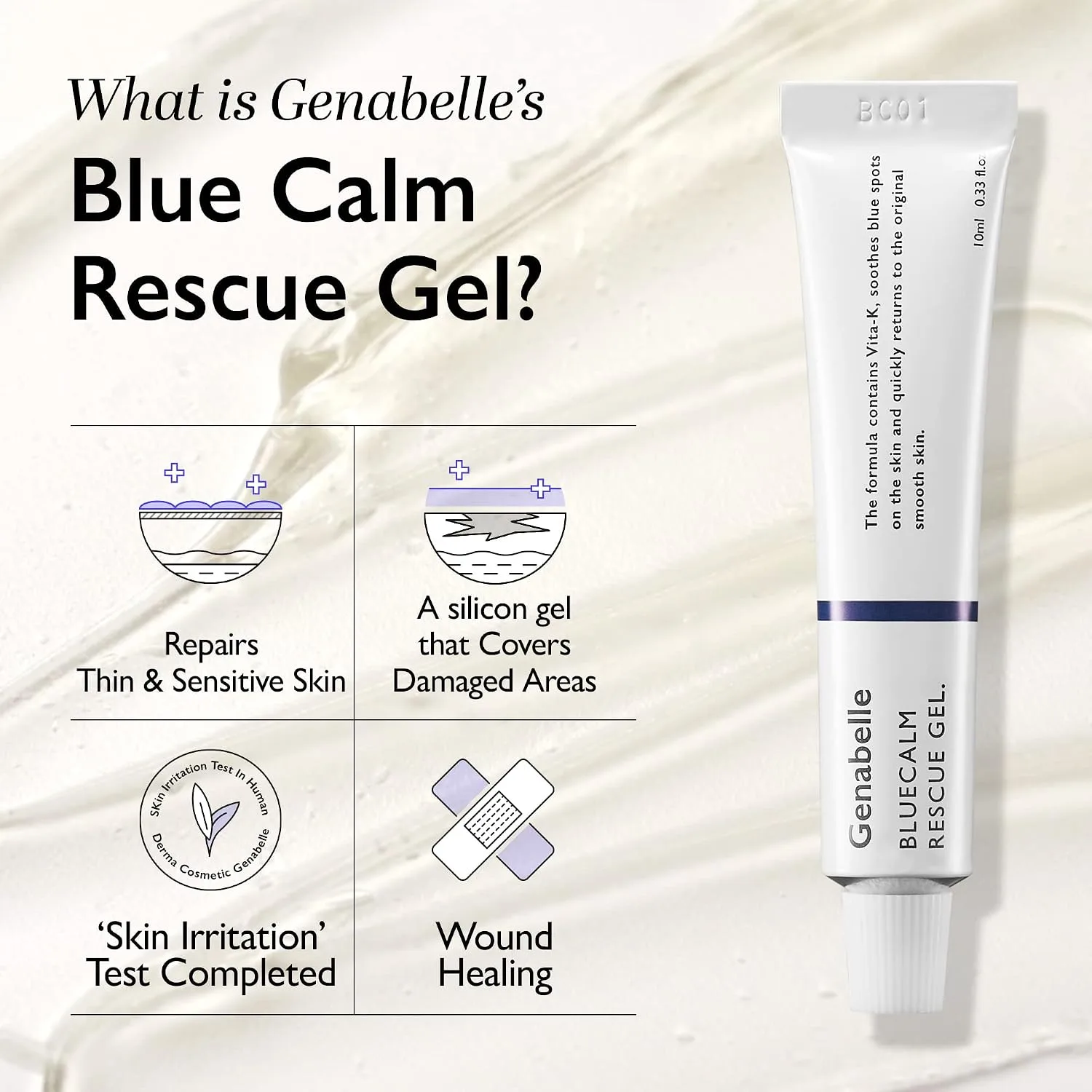 Genabelle Bluecalm Rescue Gel 10ml 5