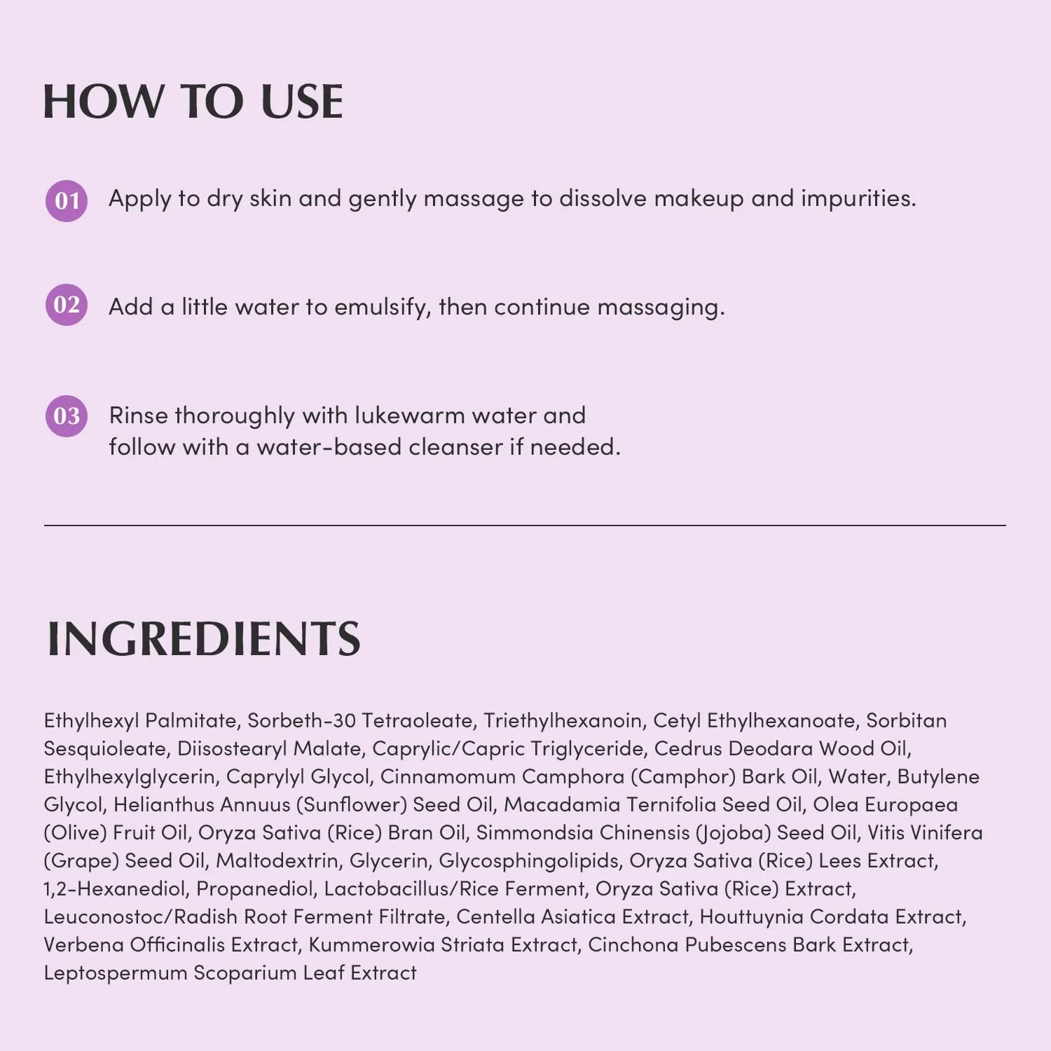 EQQUALBERRY Purple Rice Pore Smoothing Cleansing Oil 200ml 8