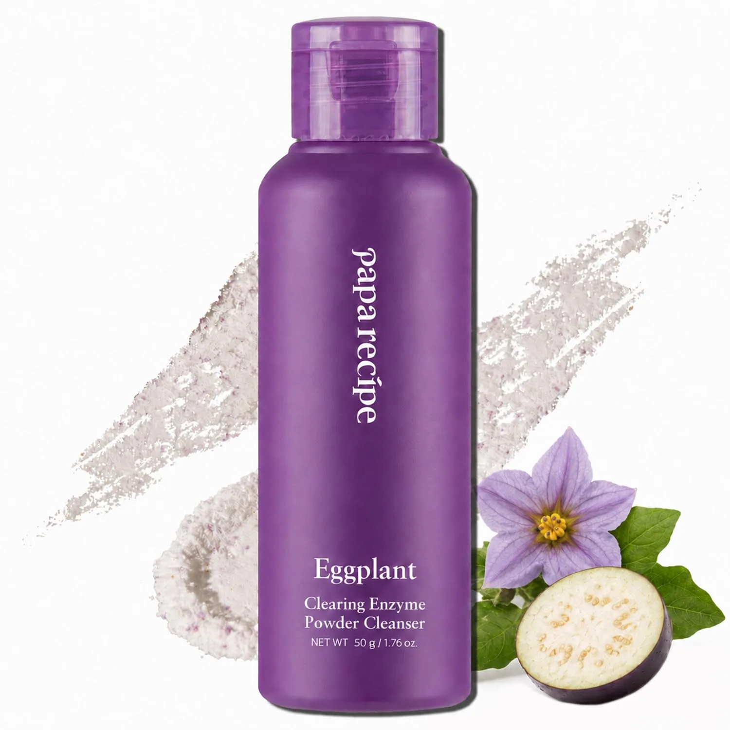 Papa Recipe Eggplant Clearing Pore Enzyme Powder Cleanser 50g